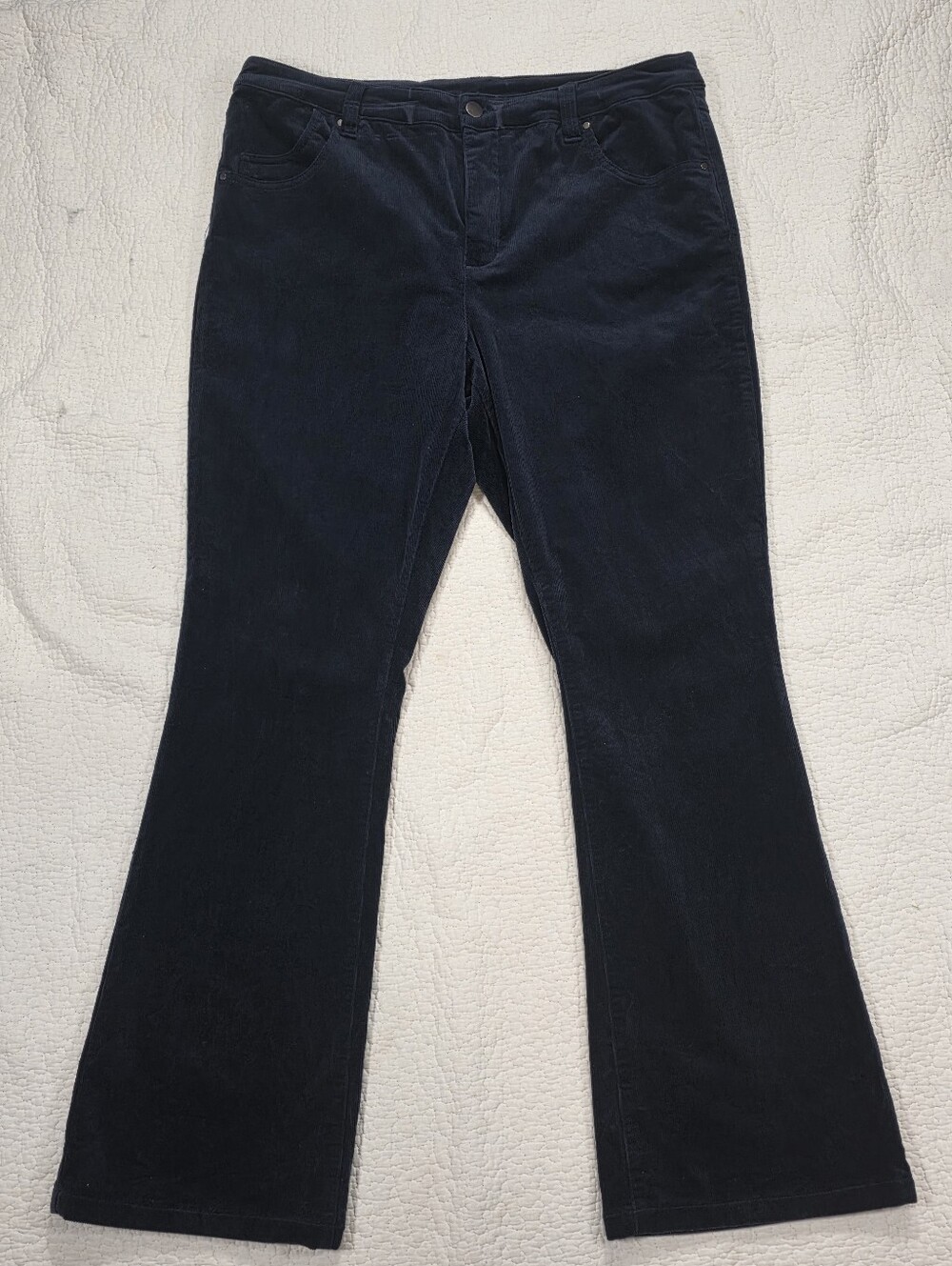 Tribal Navy Blue Corduroy Jean Pants